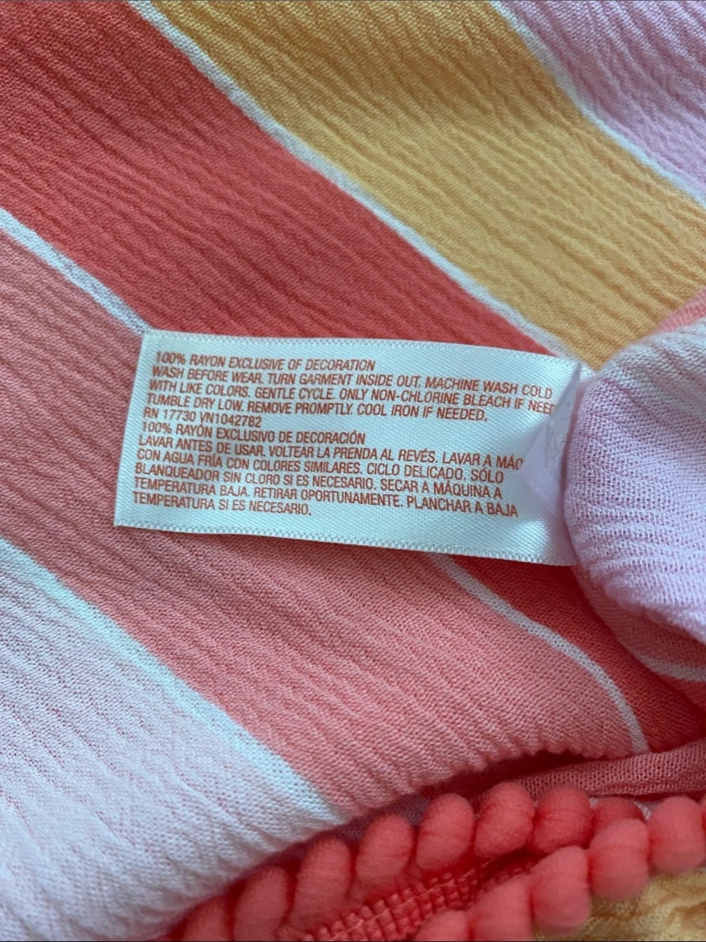 Cat & Jack Girls Swimsuit Cover Up Size S (6/7)